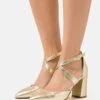 Anna Field LEATHER - Pumps - Gold -Anna Field 004a6a0ddf4a4c61b6f2ccffce93cdca