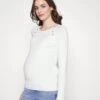 NURSING - BUTTON OPENING - Strickpullover - White -Anna Field 01cf3af9e9aa4e77a51334105d7ea780