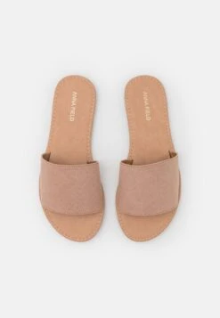 Anna Field 2 PACK - Pantolette Flach - Black/light Pink -Anna Field 020a79ff62bd4344adf3e7c7d7ae7bba