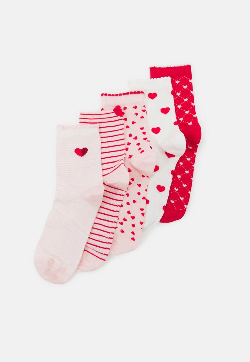 Anna Field 5 PACK - Socken - White/red 7 Anna Field 5 PACK - Socken - White/red – Bild 5