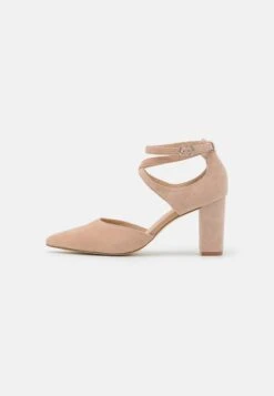 Anna Field LEATHER - High Heel Pumps - Beige