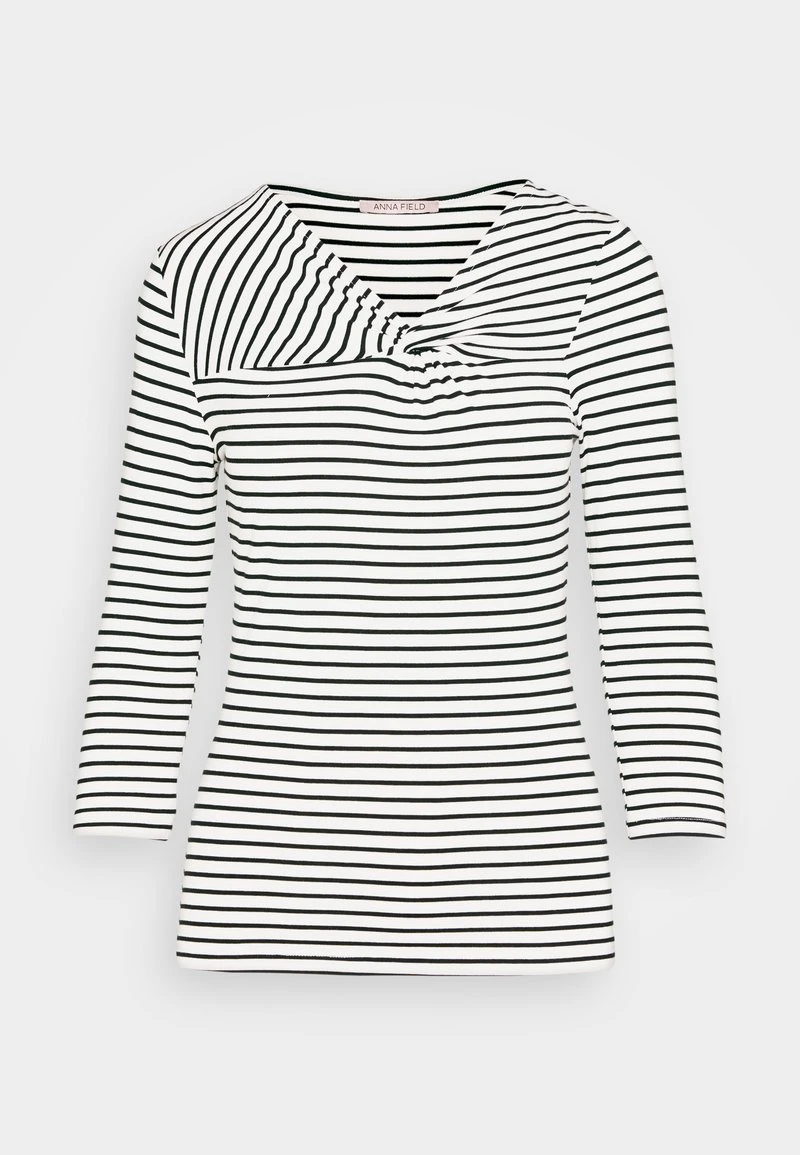 Anna Field Langarmshirt - White/black 7 Anna Field Langarmshirt - White/black – Bild 5