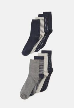 Anna Field HEART ANKLE 8 PACK - Socken - Black/grey -Anna Field 291a67beebbb496e8d68a405aa13a6dd