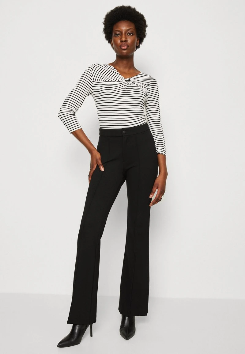 Anna Field Langarmshirt - White/black 6 Anna Field Langarmshirt - White/black – Bild 4