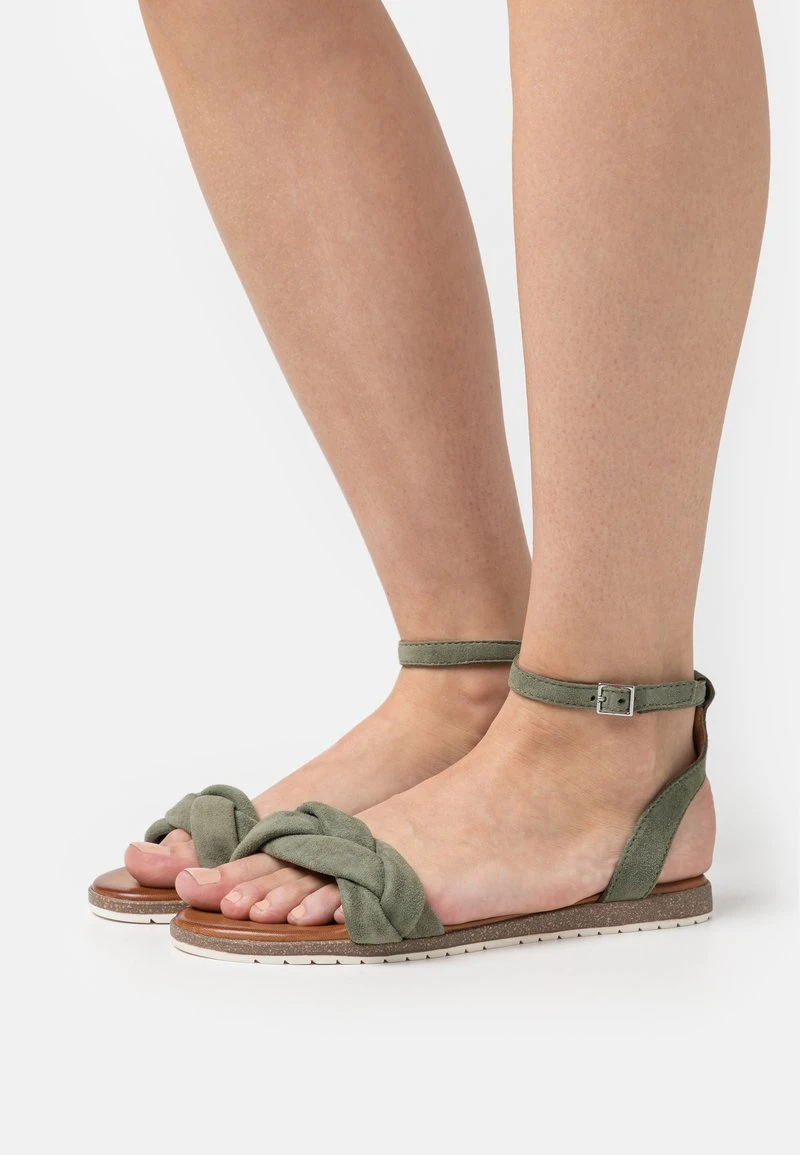 Anna Field LEATHER - Riemensandalette - Khaki 3 Anna Field LEATHER - Riemensandalette - Khaki