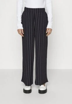 Anna Field Stoffhose - Dark Blue/brown/white -Anna Field 4d94ea4560c144d68fe37ea6a5c24ebd