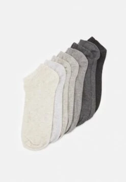 Anna Field SOFT RIBBED SNEAKER SOCKS 5PACK - Socken - Grey/beige -Anna Field 59c18e42fb824d0bb57dfbdcaa6609ff 1