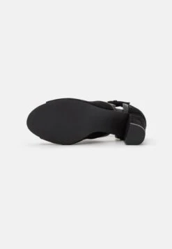 Anna Field LEATHER - Schaftsandale - Black -Anna Field 610d1b9c81964c4094d6eece6910a0d4