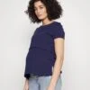 MATERNITY LONG TEE - T-Shirt Basic - Dark Blue -Anna Field 655824ce3b5d4024913196d26ee01ac5