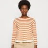 Anna Field Langarmshirt - White/apricot -Anna Field 7216d284ca884ad082d3ecf03d8a8ded