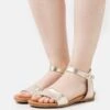 Anna Field LEATHER - Riemensandalette - Gold-coloured -Anna Field 74eaaeab50f049c8bfbf16684d74faba