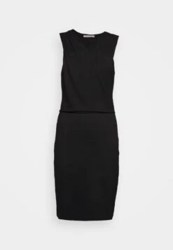 DRAPPED NECKLINE SMART BODYCON SLEEVELESS MINI DRESS - Jerseykleid - Black -Anna Field 7e169e682756419492298dc1919a2371