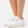 Anna Field LEATHER - Sneaker Low - White/pink -Anna Field 9c44d447c0444a969629edca9625eab4