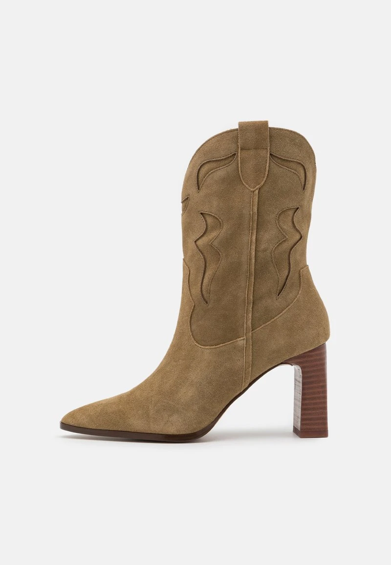 Anna Field LEATHER - Cowboy-/Bikerstiefelette - Khaki 4 Anna Field LEATHER - Cowboy-/Bikerstiefelette - Khaki – Bild 2