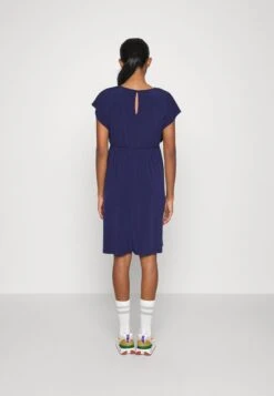 FIT AND FLARE FLOWY DROPPED SHOULDER - Jerseykleid - Dark Blue -Anna Field ef968090854249deb57e31195de11944