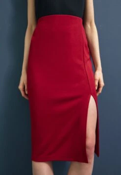 Anna Field 11 Anna Field Bleistiftrock - Dark Red