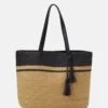 Anna Field Shopping Bag - Beige/black -Anna Field f1906fbf7fe54736a606ff4e7c3a4148