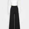 Anna Field Jumpsuit - White/black -Anna Field f4cb511abd7c462cbe878a15de72defb