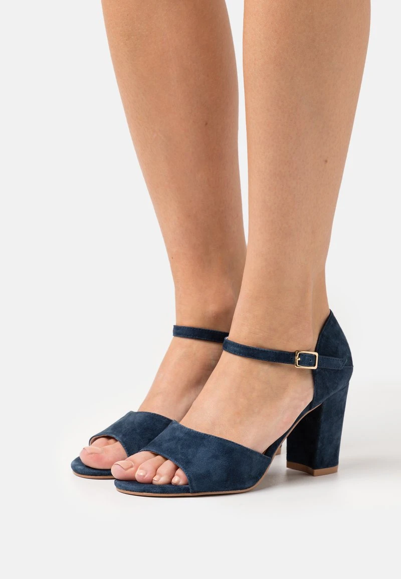 LEATHER - Riemensandalette - Dark Blue 3 LEATHER - Riemensandalette - Dark Blue