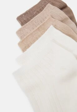 Anna Field SOFT RIBBED SNEAKER SOCKS 5PACK - Socken - Beige -Anna Field fc525856f21441c982af7965ca66dd2f